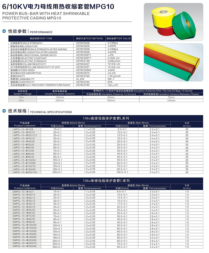 熱縮管——銅排使用